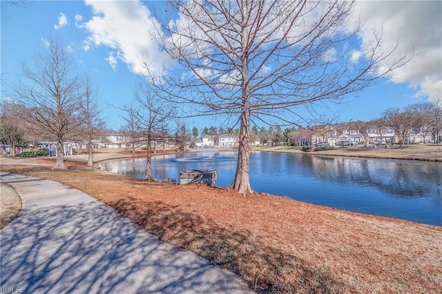 water view featuring a residential view