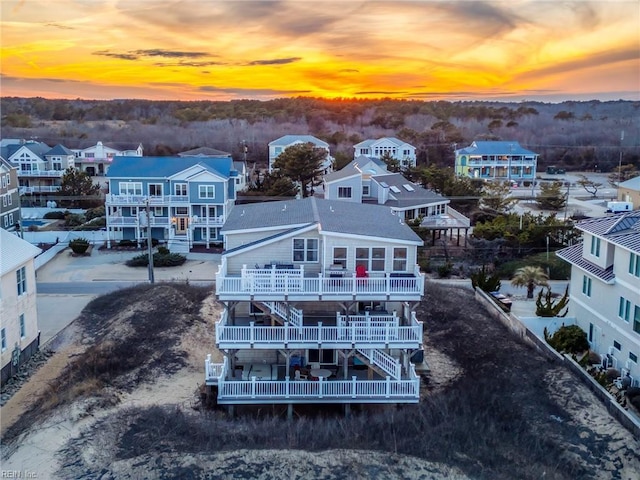 birds eye view of property featuring a residential view