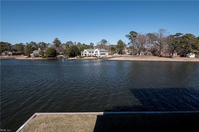 view of water feature