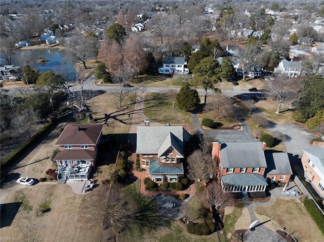 drone / aerial view featuring a residential view