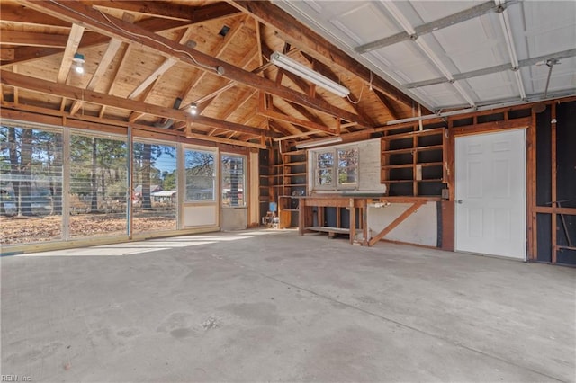 misc room featuring concrete flooring