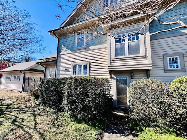 view of rear view of property