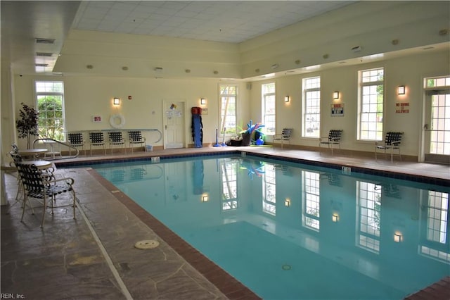 community pool featuring a sink