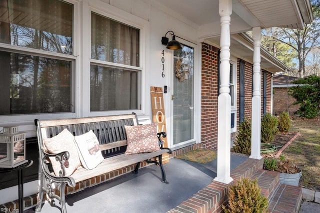 view of patio / terrace featuring a porch