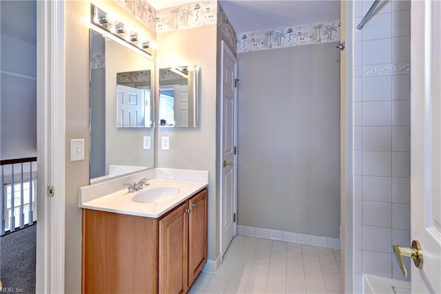 4665 Westhampton, Williamsburg, VA 23188 - full bath with walk in shower, vanity, and baseboards