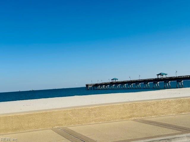 water view with a beach view