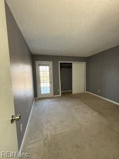 3536 Dublin Ct, Virginia Beach, VA 23453 - unfurnished bedroom with carpet floors, a textured ceiling, baseboards, and a closet