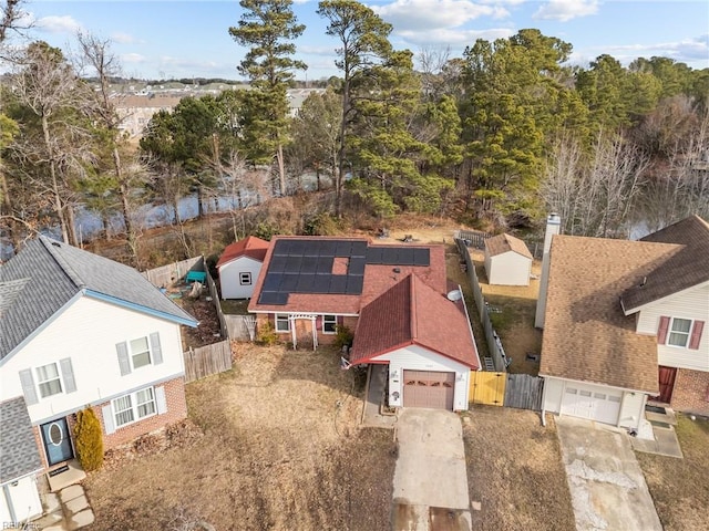 birds eye view of property featuring a residential view