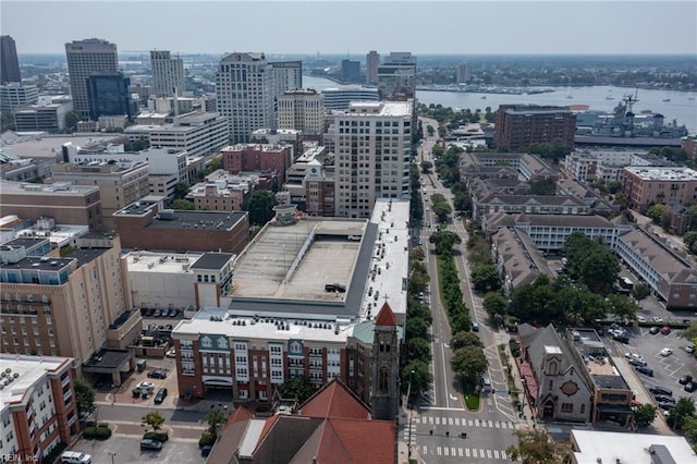 view of city featuring a water view