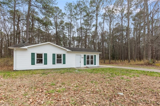 view of front of home