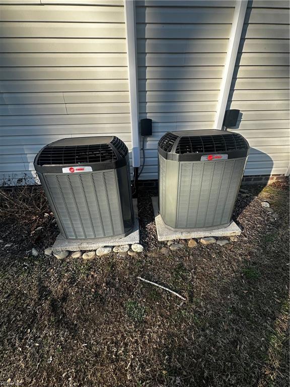 exterior details featuring central air condition unit