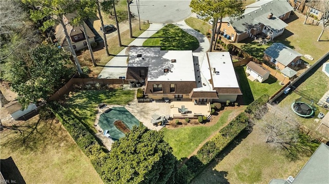 bird's eye view featuring a residential view