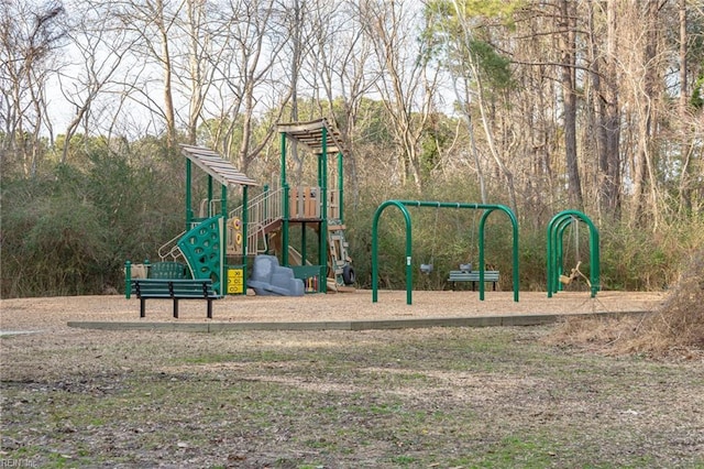 view of communal playground