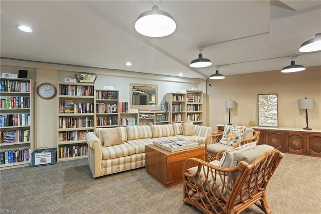 255 College Cross Rd Unit 89, Norfolk, VA 23510 - sitting room featuring carpet flooring and recessed lighting