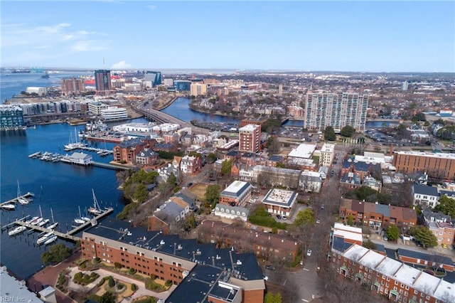 255 College Cross Rd Unit 89, Norfolk, VA 23510 - birds eye view of property featuring a water view and a city view