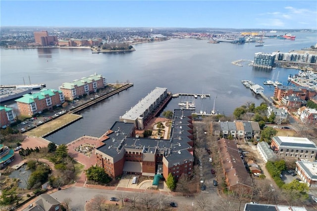 255 College Cross Rd Unit 89, Norfolk, VA 23510 - drone / aerial view with a water view