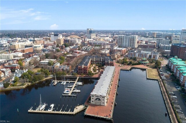 255 College Cross Rd Unit 89, Norfolk, VA 23510 - bird's eye view with a view of city and a water view