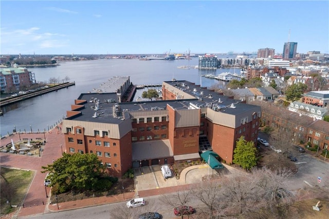 255 College Cross Rd Unit 89, Norfolk, VA 23510 - drone / aerial view featuring a water view