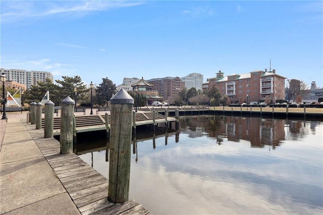 255 College Cross Rd Unit 89, Norfolk, VA 23510 - view of dock with a water view
