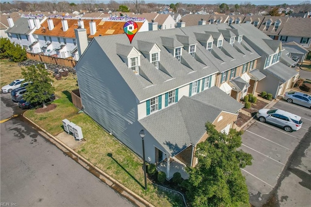 drone / aerial view featuring a residential view