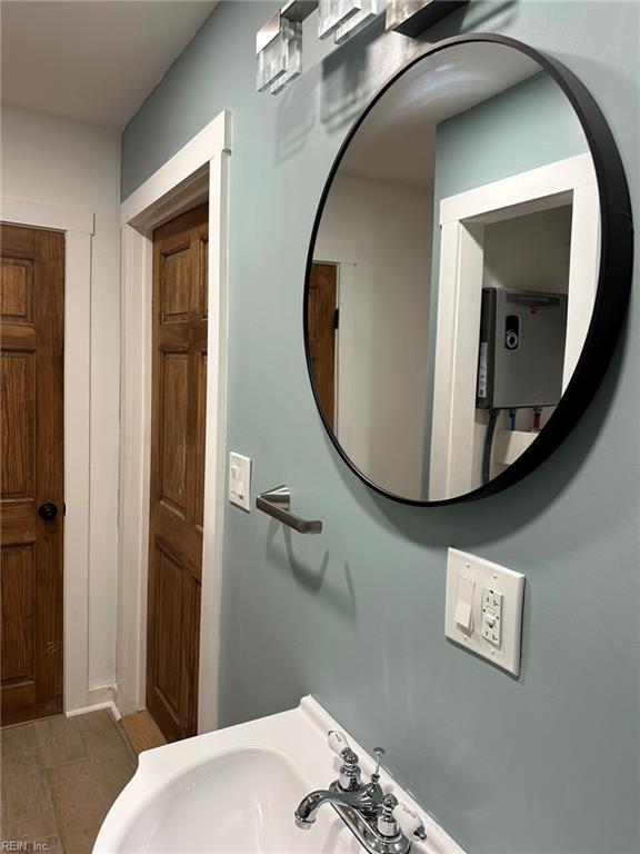 bathroom with a sink