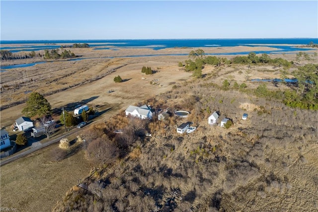 drone / aerial view featuring a rural view