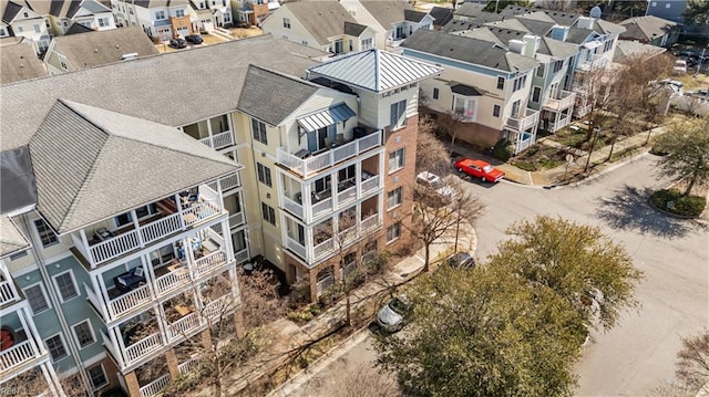 bird's eye view featuring a residential view