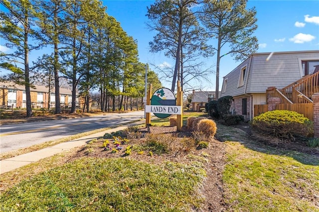 view of street featuring sidewalks