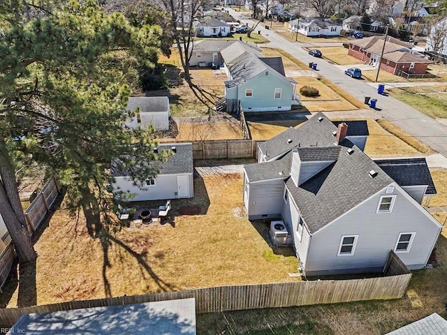 birds eye view of property featuring a residential view