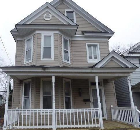 view of front of house with covered porch