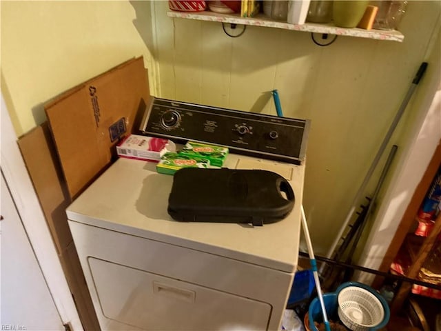 laundry room with washer / dryer and laundry area