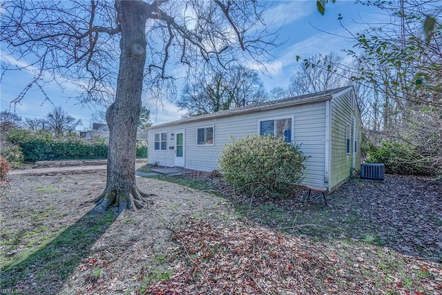 view of rear view of property