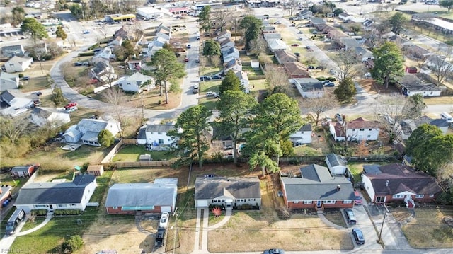 drone / aerial view featuring a residential view