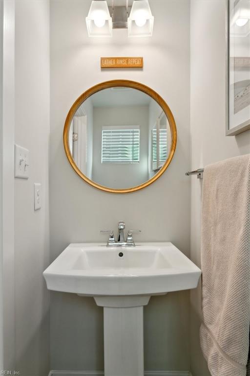 bathroom with a sink