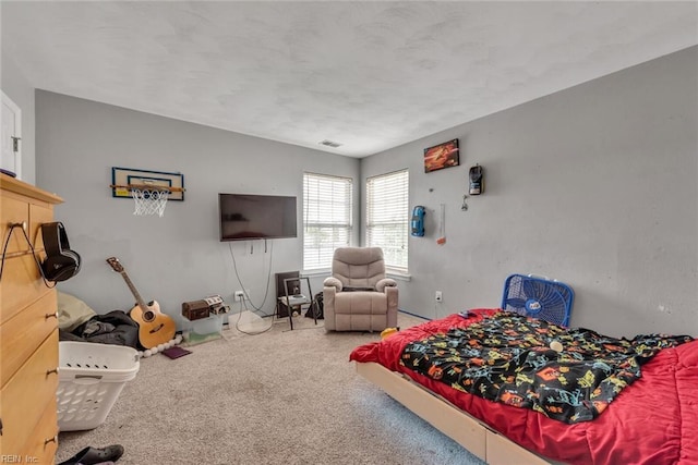 bedroom featuring carpet floors