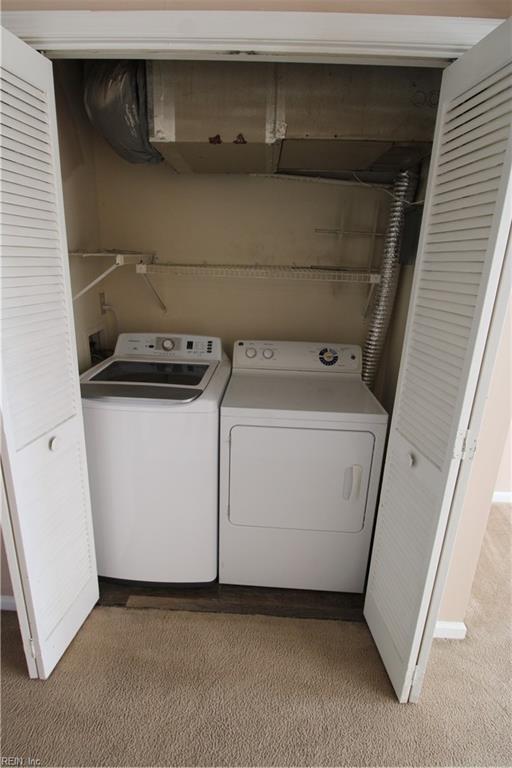 laundry room with laundry area and separate washer and dryer