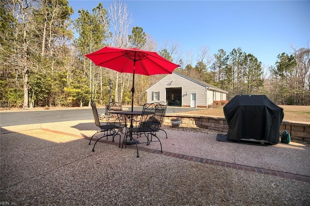 view of patio / terrace with grilling area