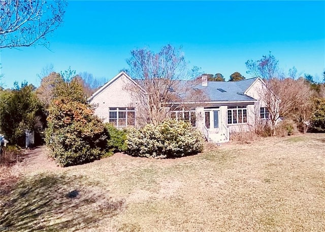 view of rear view of house