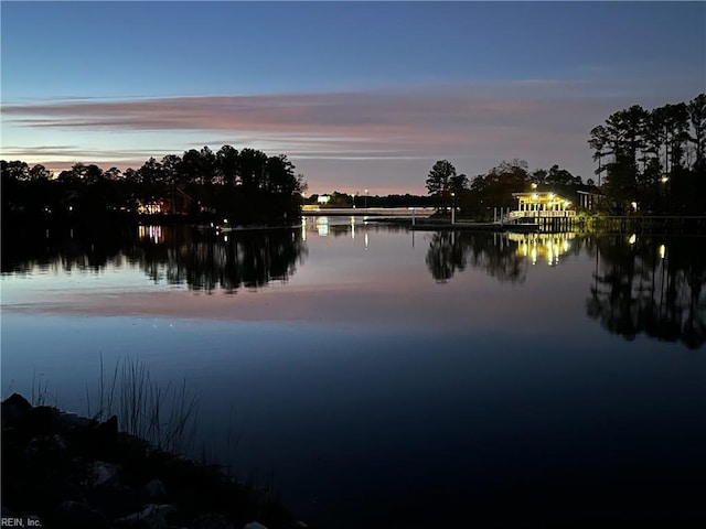 property view of water