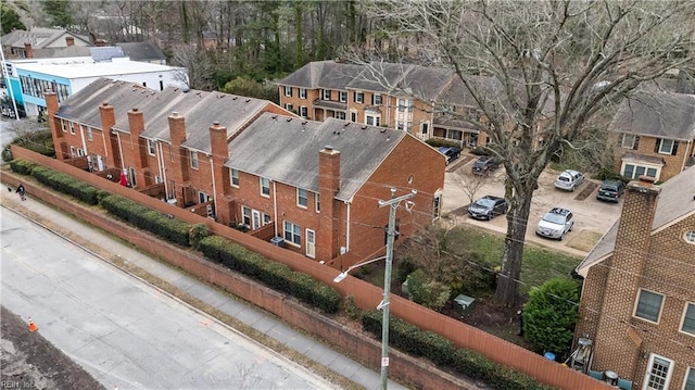 birds eye view of property featuring a residential view