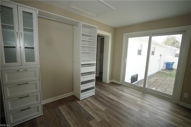 view of closet