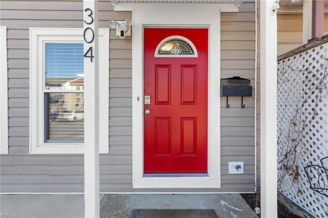 view of property entrance