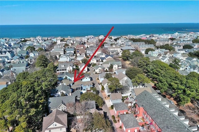 birds eye view of property featuring a residential view