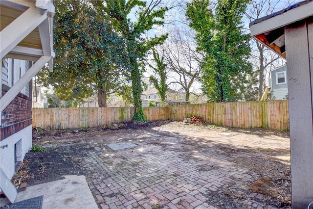 view of patio with fence private yard