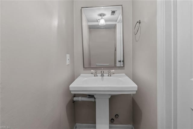 bathroom featuring visible vents