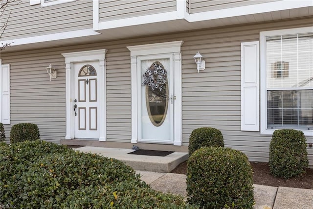 view of entrance to property