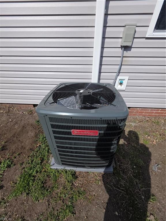 exterior details with cooling unit