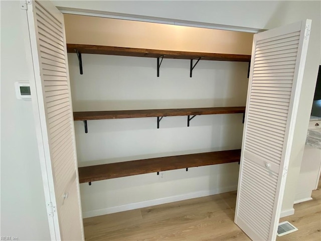 closet with visible vents