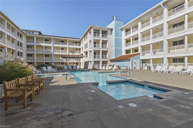 community pool featuring a patio