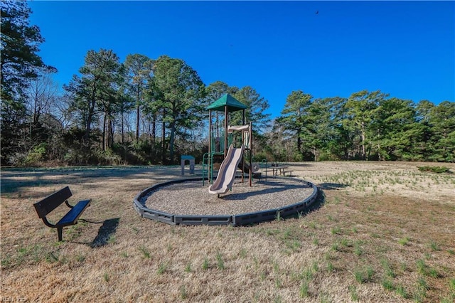 view of communal playground